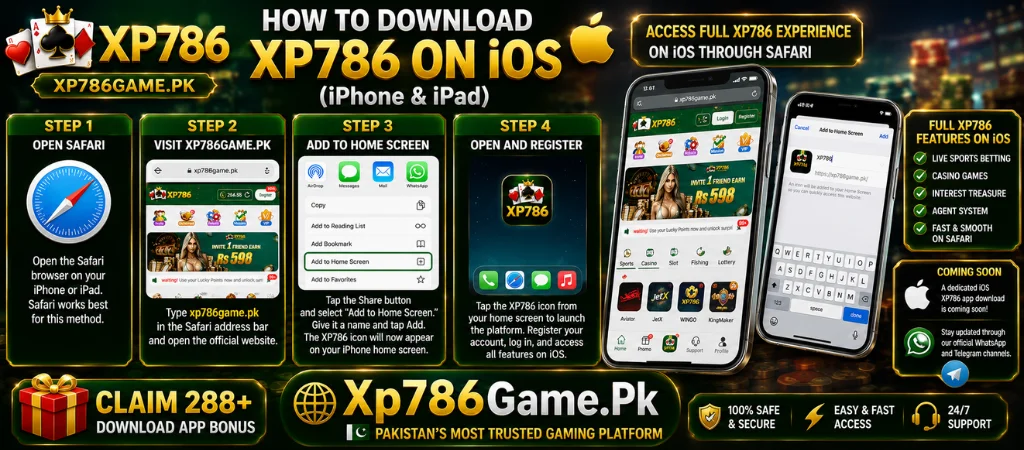 How to Download XP786 on iOS (iPhone & iPad)