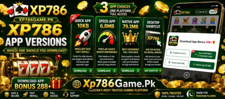 XP786 Download Versions at xp786game.pk